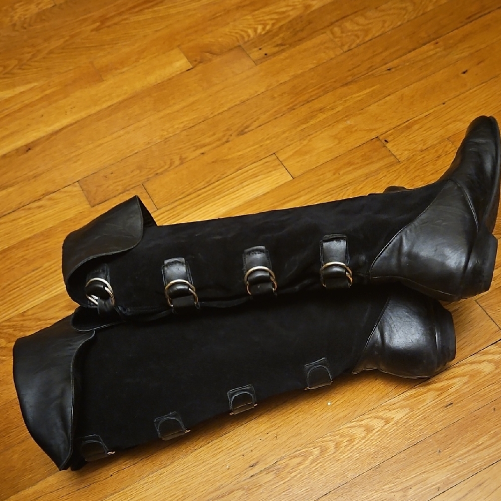Chinese Laundry Black Heeled Boots
